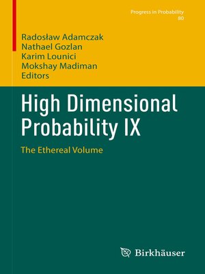 cover image of High Dimensional Probability IX